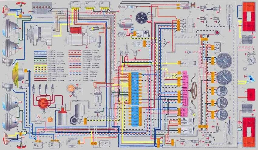 Подключения проводки ваз 2106 Ваз 2106 электрическая: найдено 88 изображений