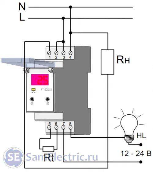 Подключения реле температуры Устройство и работа Регулятора Температуры СамЭлектрик.ру Дзен