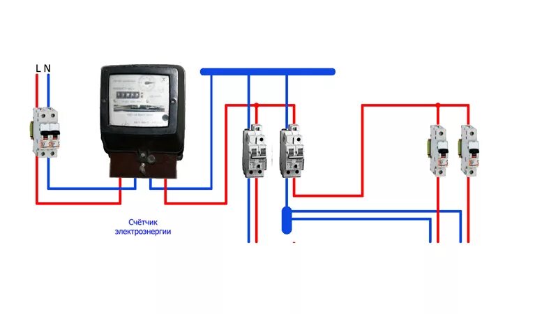 Подключения счетчика от розетки Как подключить автомат к счетчику HeatProf.ru