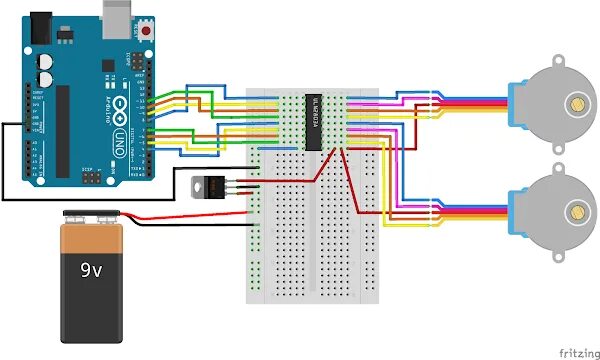 Подключения шагового двигателя без ардуино nad Preseg Bik 9v stepper motor učitelj jesti vzporedno