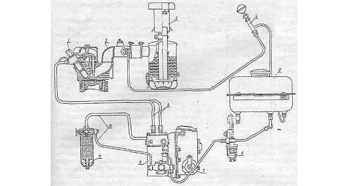 Подключения топливного насоса т 25 Картинки ТОПЛИВНАЯ СИСТЕМА Т 25