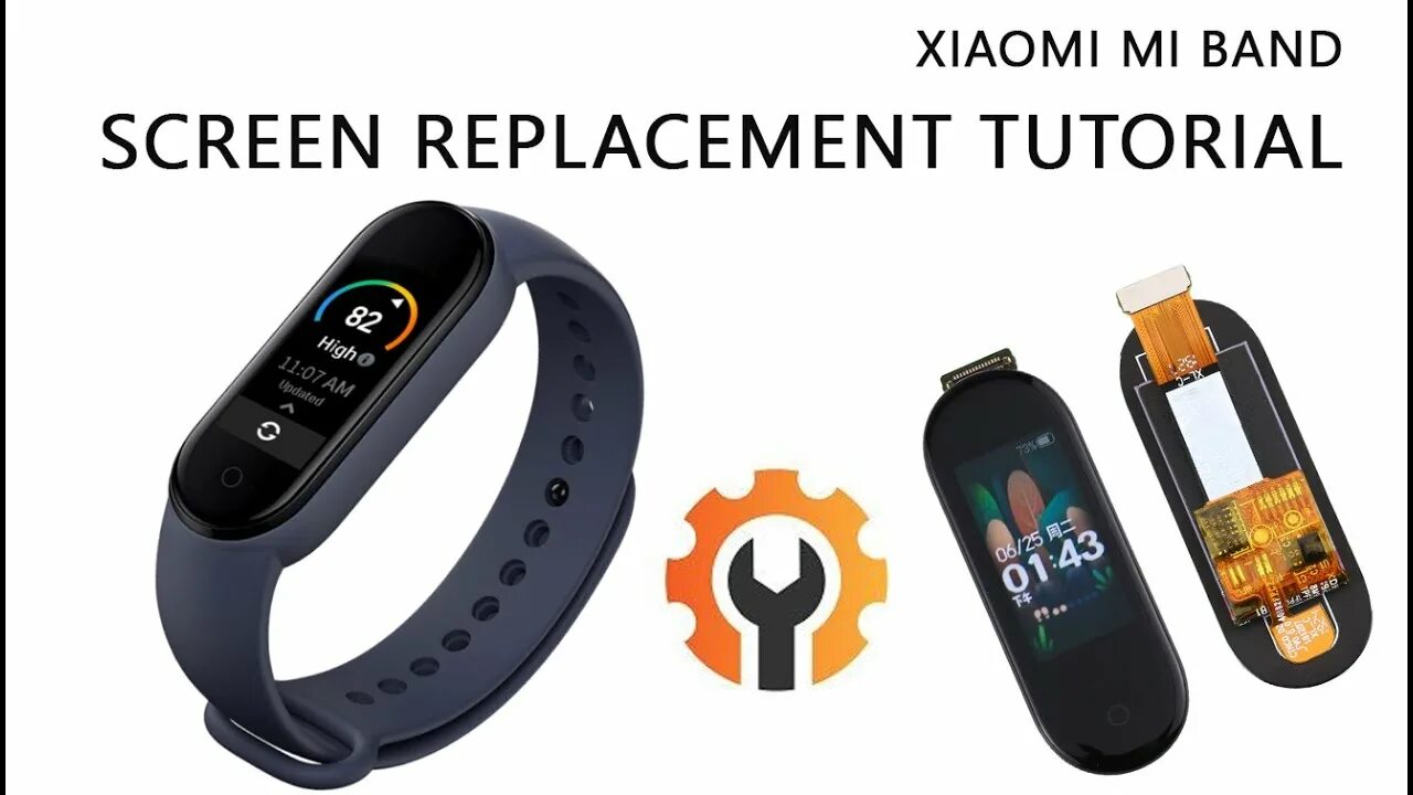 Подключить band 8 как к телефону Xiaomi Mi Band Original Screen Replacement Tutorial / Wymiana wyświetlacza - You