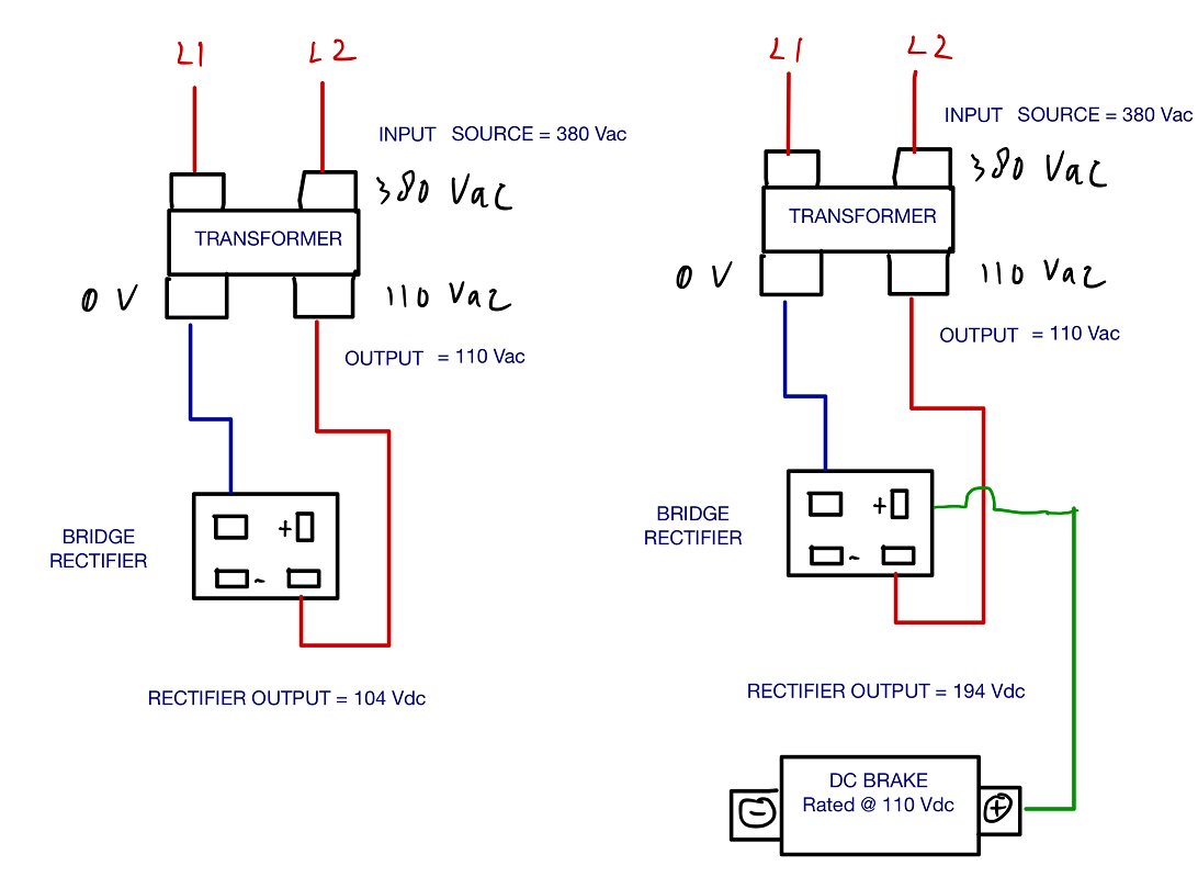 Подключить h3y 2 схема подключения Bridge rectifier output higher than input - Electrical Engineering Stack Exchang