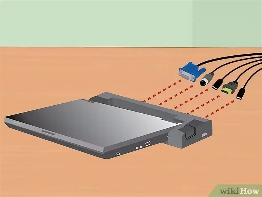 Подключить ноутбук как накопитель Cara Menghubungkan Laptop ke Docking Station: 11 Langkah