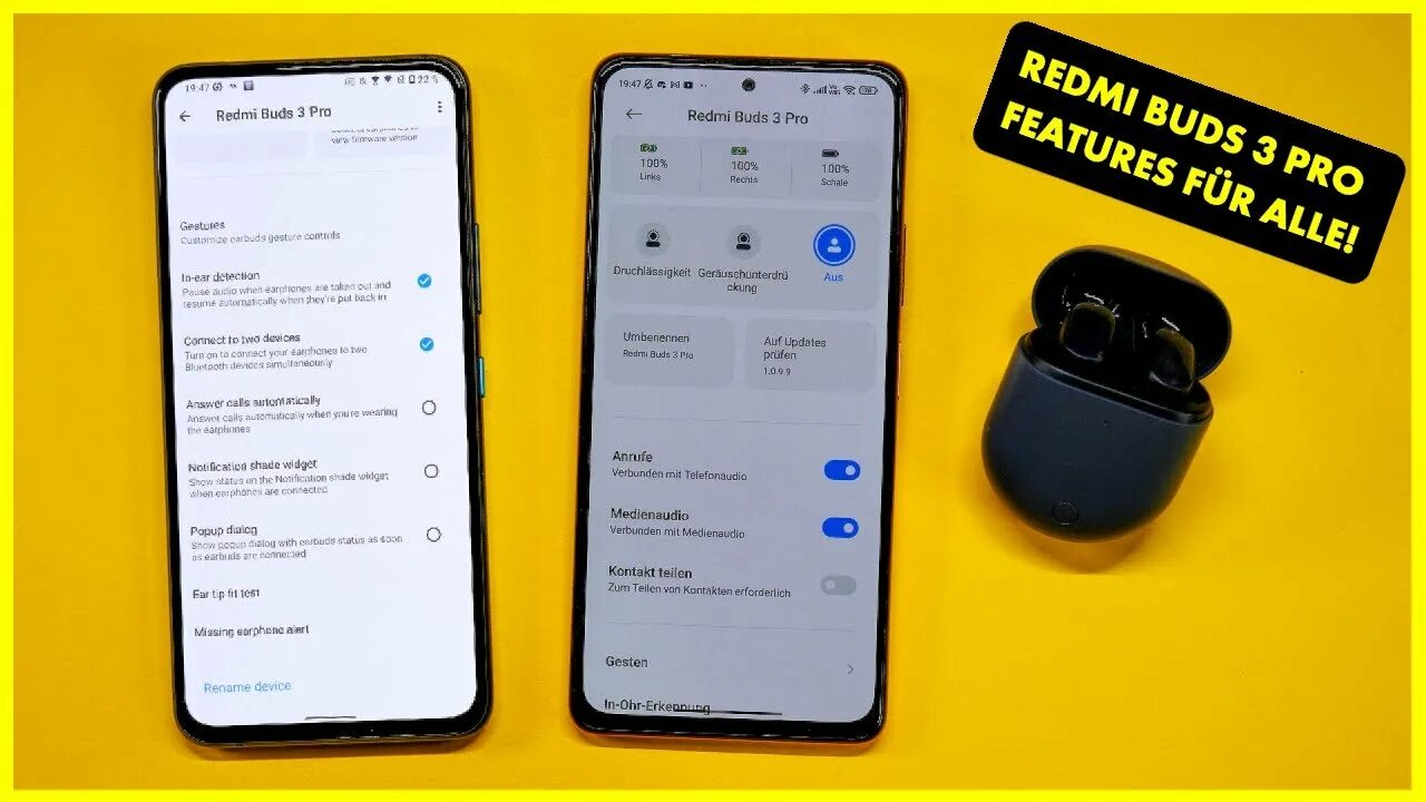 Подключить redmi buds 5 к телефону как Redmi Buds 3 Pro: So bekommen alle die Features! CH3 Tutorial Deutsch - YouTube