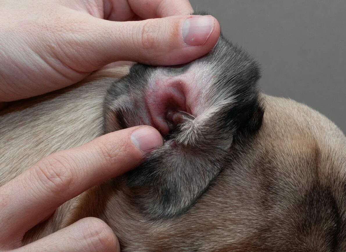 Подкожный клещ у мопса фото Ear Mites in Dogs: Symptoms, Diagnosing, Treatment, Home Remedies