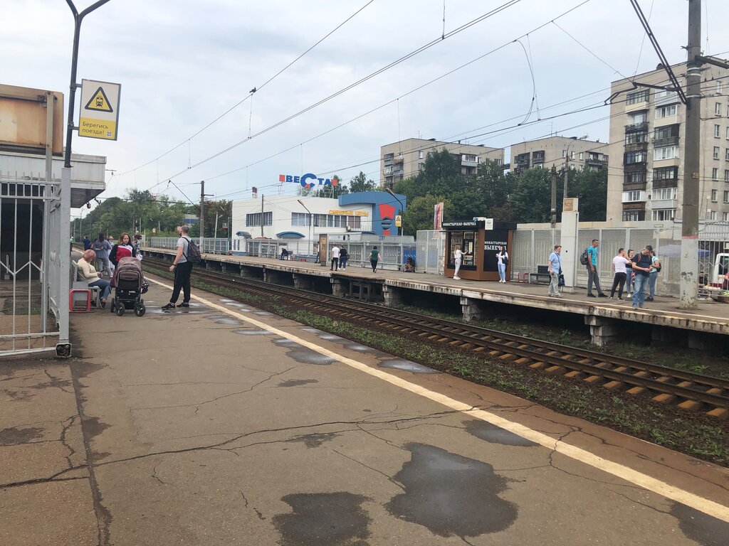 Подлипки дачные московская область королев фото Zheleznodorozhnaya stantsiya Podlipki Dachnyye, train station, Korolyov, Grabina