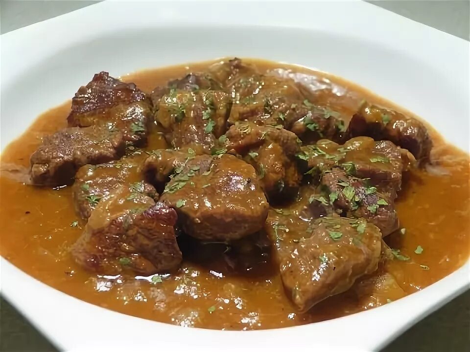 Подлива с мясом фото Goulasch Goulash Cozido de carne Alemão - Receitas Carnes Ep.14 - YouTube