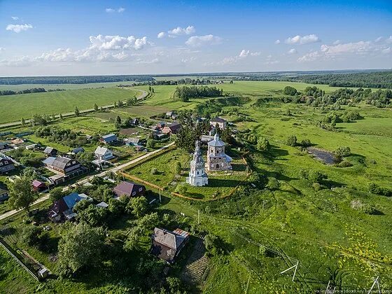 Подмосковные деревни фото Храмовый комплекс в Чиркино - Википедия