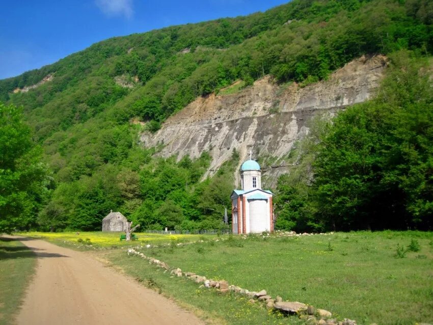 Поднависла горячий ключ фото пер. Хребтовый - г. Чубатая - пещ. "Кошачья" - пещ. "Большая Фанагорийская" - ур