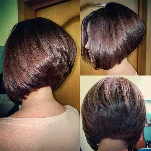 Поднятое каре фото 60 Best Short Angled Bob Hairstyles 2019 Bob-Hairstyle.Com Angled bob hairstyles