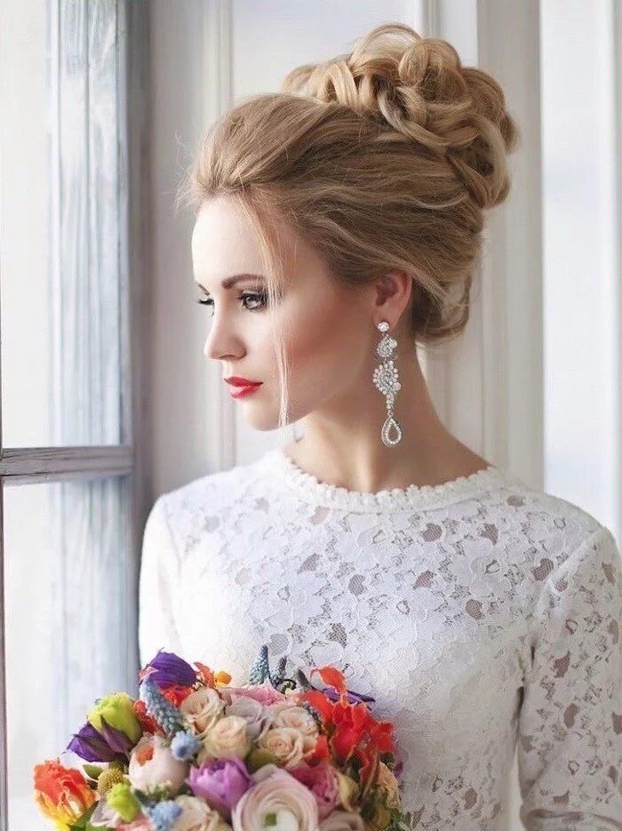 Подобранные прически Registered at Namecheap.com Winter wedding hair, Hairstyles for thin hair, Long 