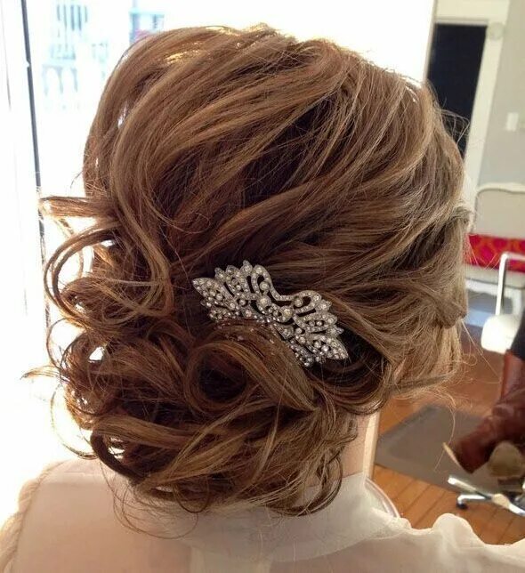 Подобранные прически фото 8 Wedding Hairstyle Ideas for Medium Hair - PoP Haircuts Medium hair styles, Wed