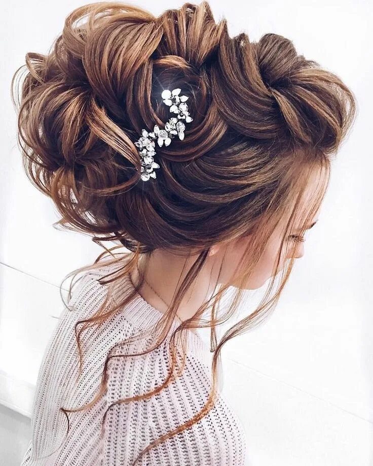 Подобранные прически фото #weddinghairstyles #weddinghair #wedding #hairstyles #bridalhair #hair #weddingh