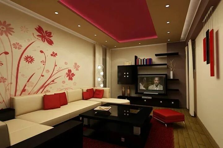 Подобрать дизайн комнаты Pin by pramod Kamble on Home decor White walls living room, Room interior design