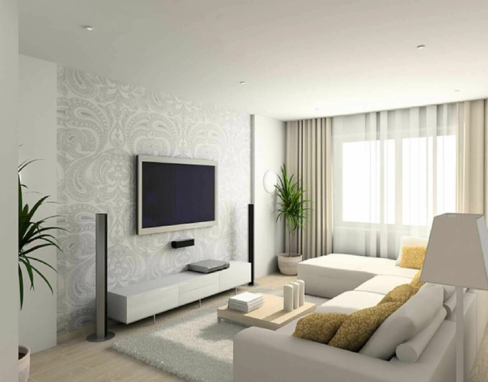 Подобрать дизайн комнаты http://www.homeinnen.com/wp-content/uploads/2011/08/White-modern-living-room-int