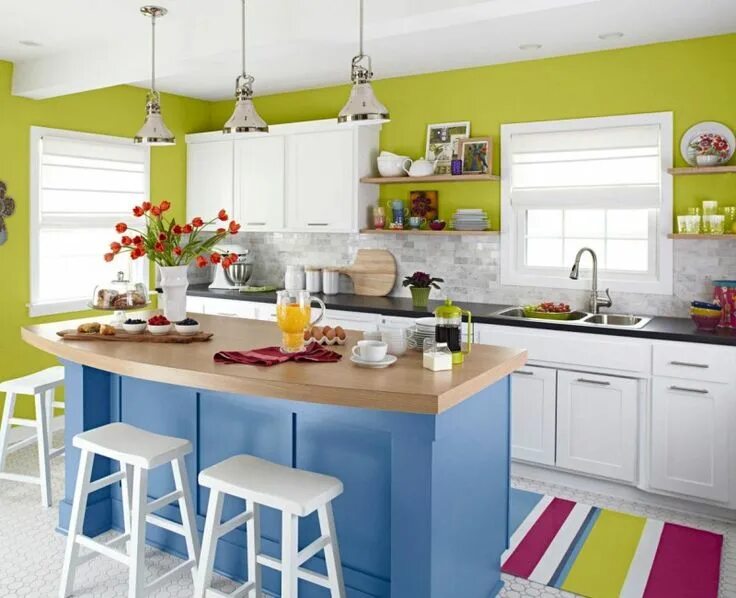 Подобрать интерьер кухни фото маленький гарнитур для маленькой кухни Kitchen design color, Kitchen island desi