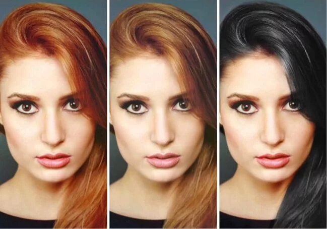 Подобрать краску для волос онлайн по фото How to Change Hair Color In Photoshop Color photoshop, Photoshop photography, Ph