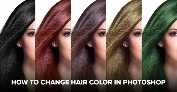 Подобрать краску онлайн по фото бесплатно Photoshop Tutorials Change hair color, Change hair, Hair color dark