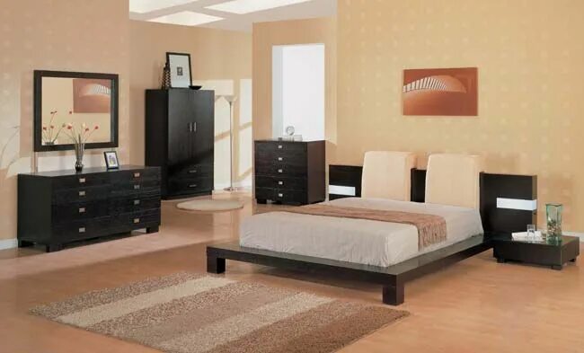 Подобрать мебель по фото Exclusive Modern Design Dark Brown Color Wooden Bedroom Set GF-G020 - $2,379. Mo