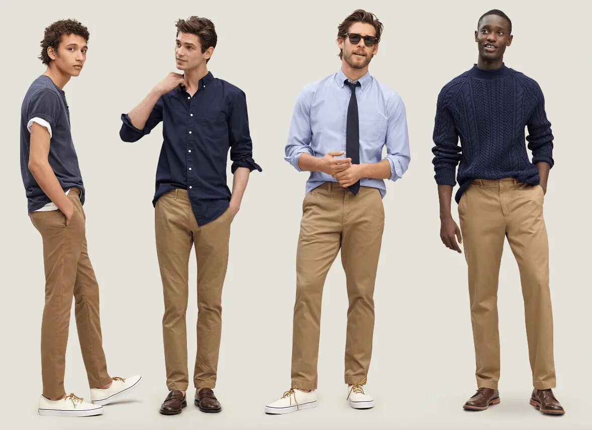 Подобрать мужской стиль одежды What to Wear with Chinos: A Guy's Style Guide