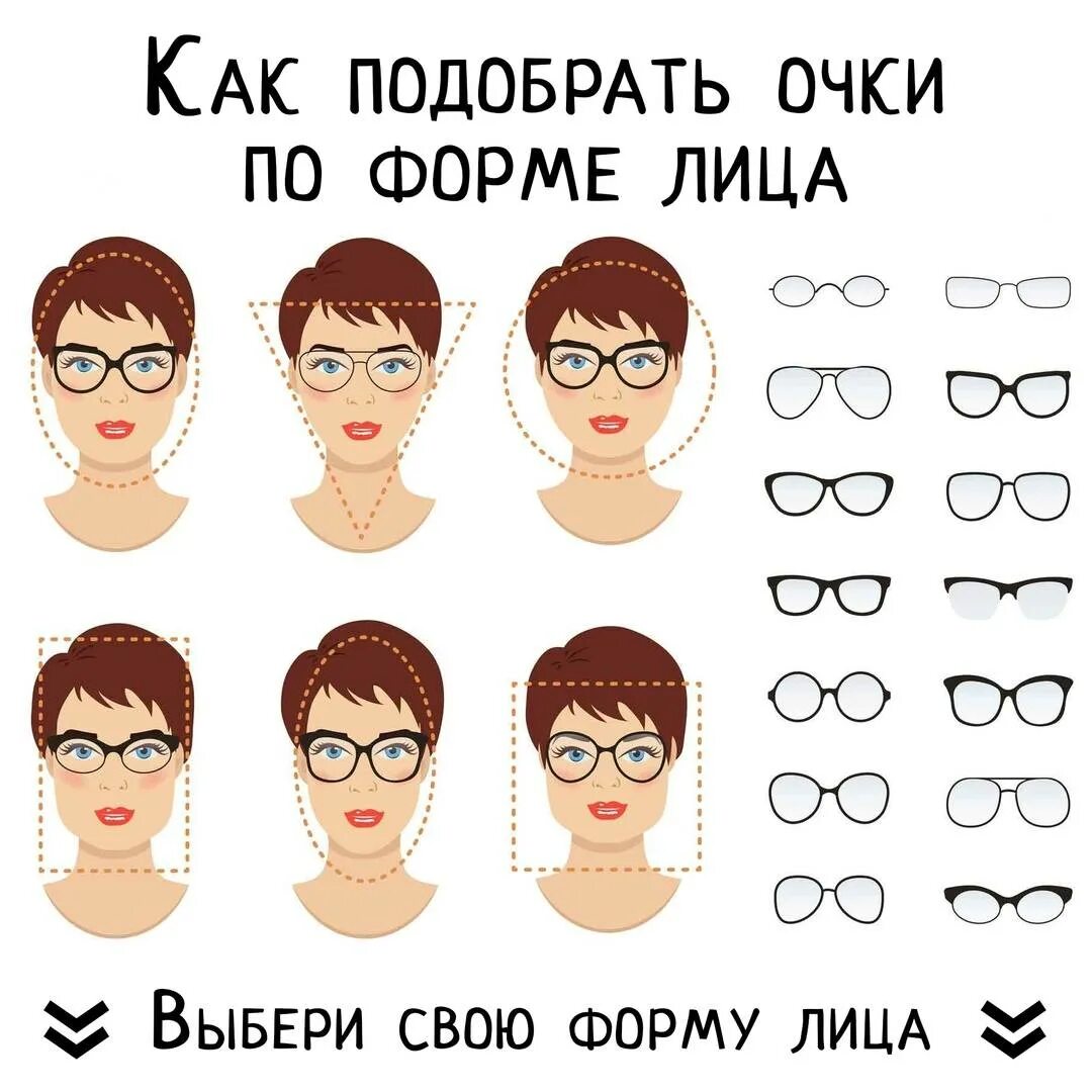 Подобрать очки онлайн по фото Скачать картинку КАК ПРАВИЛЬНО ПОДОБРАТЬ К № 60