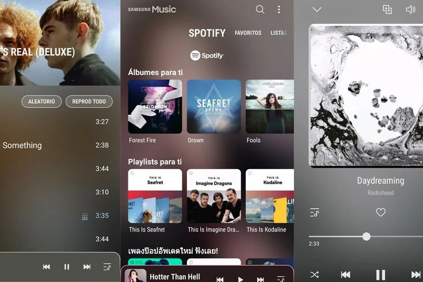 Подобрать песню к фото онлайн Samsung Music estrena nuevo diseño e integración con Spotify