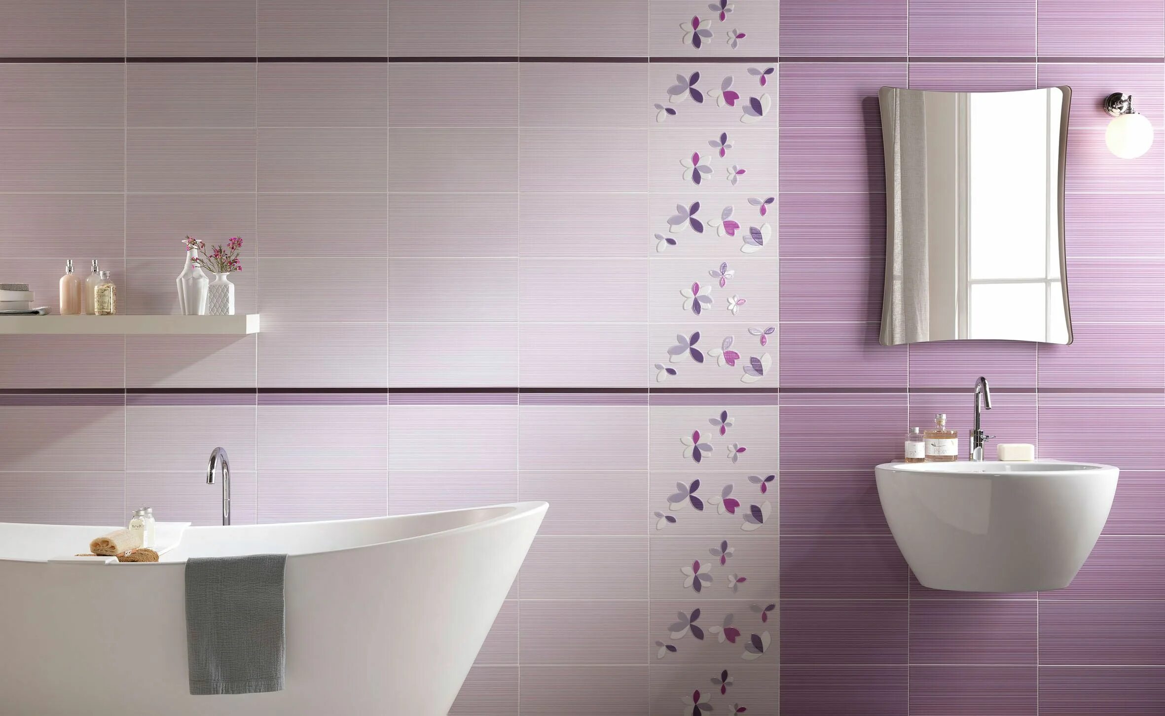 Подобрать плитку для ванной фото Pink bathroom Bagni moderni, Arredamento bagno, Bagni colorati