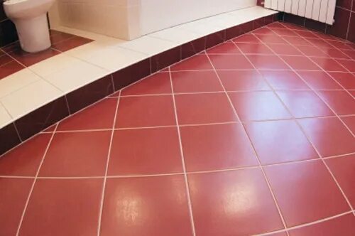 Подобрать плитку по фото red floor bathroom bathroom remodel Pinterest Ванная and Чувства