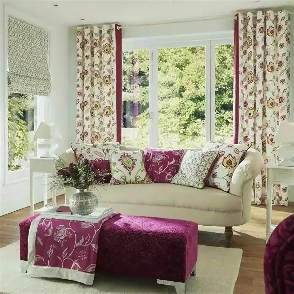 Подобрать шторы к интерьеру онлайн бесплатно Цветочные мотивы Interior design, Stylish interiors, Made to measure curtains