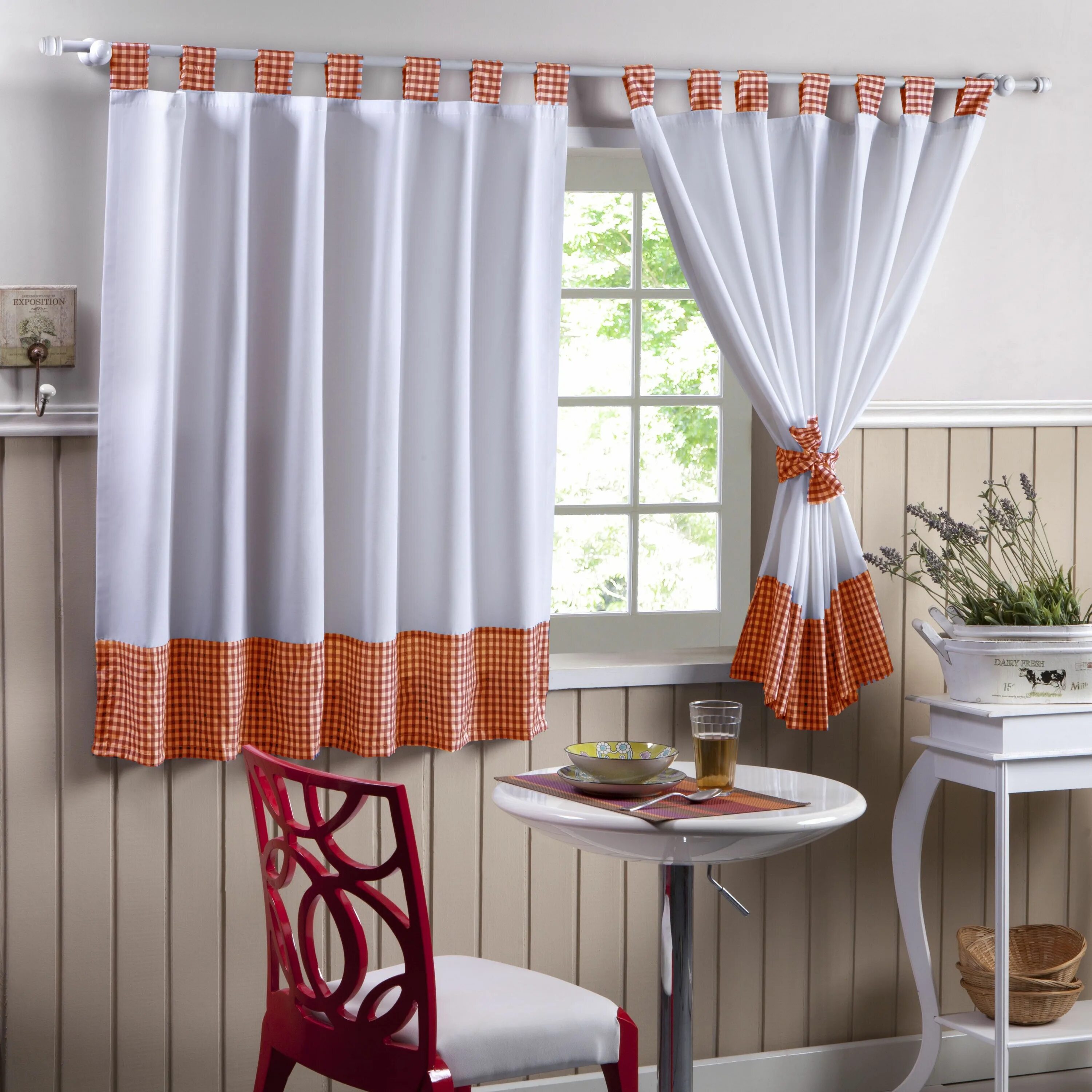 Подобрать шторы на кухню фото modelos-de-cortinas-para-cozinha Kitchen curtain designs, Curtain decor, Curtain