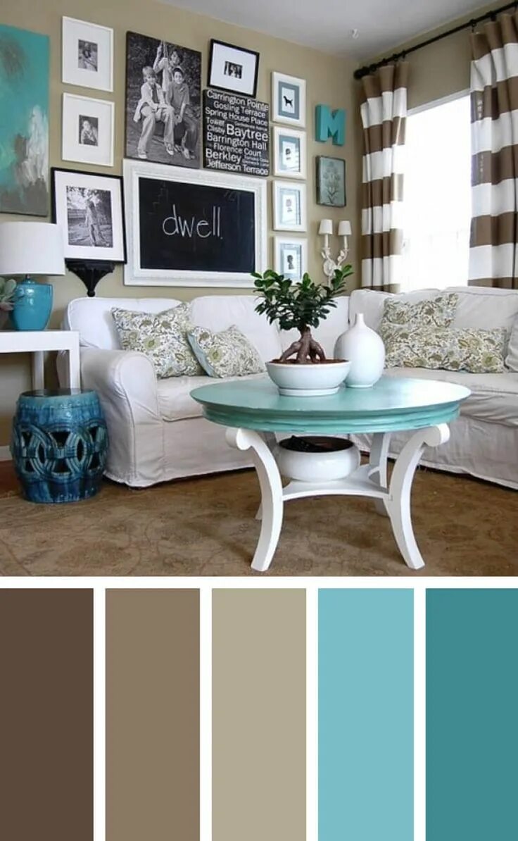 Подобрать сочетание цветов в интерьере онлайн 11 Cozy Living Room Color Schemes To Make Color Harmony In Your Living Room Livi