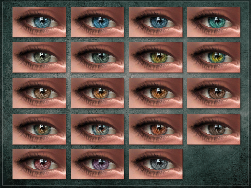 Подобрать цвет глаз онлайн по фото Seleno Eyes (TS4) Sims 4 cc eyes, Sims 4, Sims 4 update