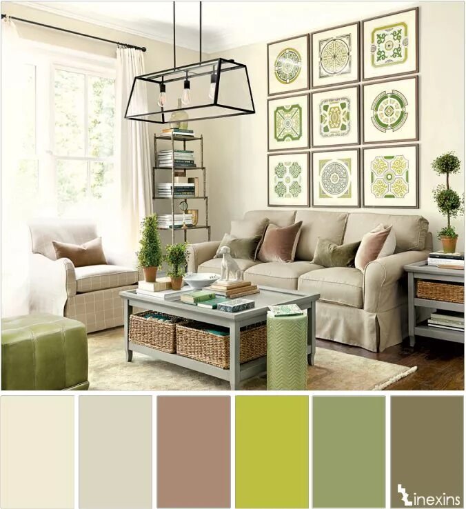 Подобрать цвет интерьера к гостиной Casas que inspiran (InExIns) Living room color schemes, Living room color, Livin