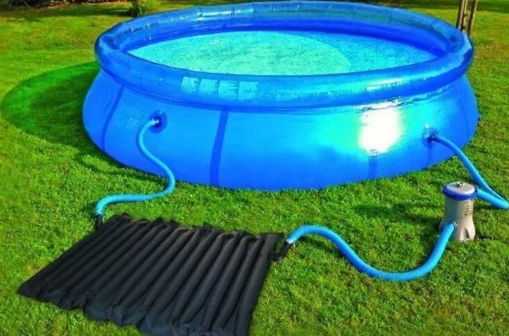 Подогрев бассейна на даче своими руками Portable Swimming Pool Heater Pool Design Ideas Solar pool, Pool heater, Portabl