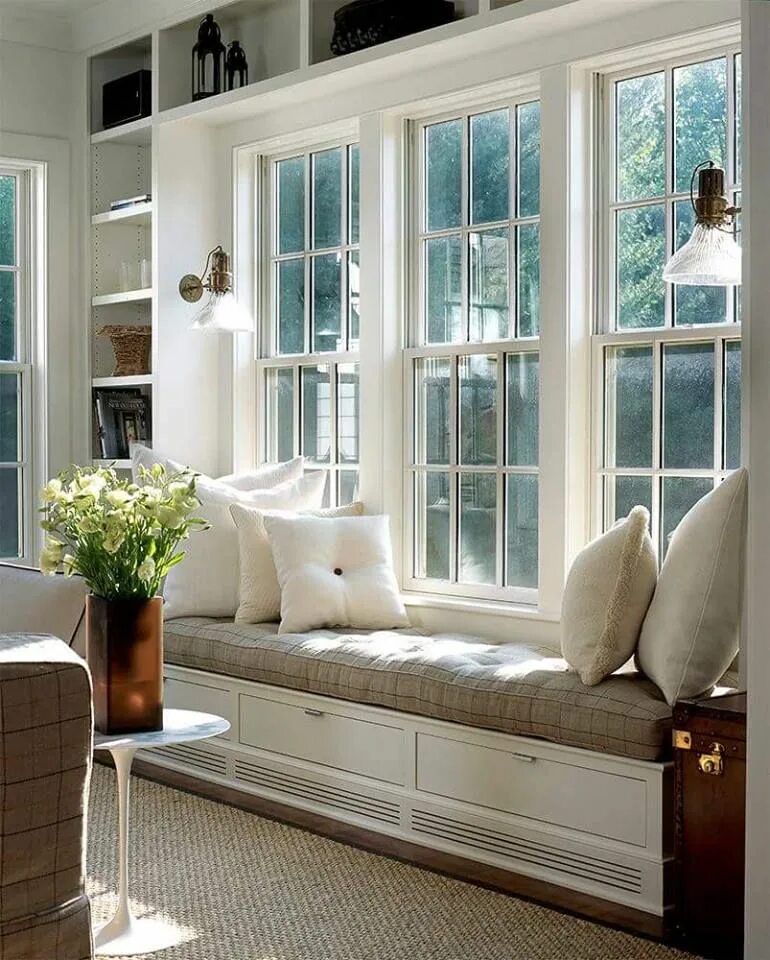 Подоконники дизайн интерьера фото Pin by Regina Appelshoffer on HOME inspirations House design, Window seat design