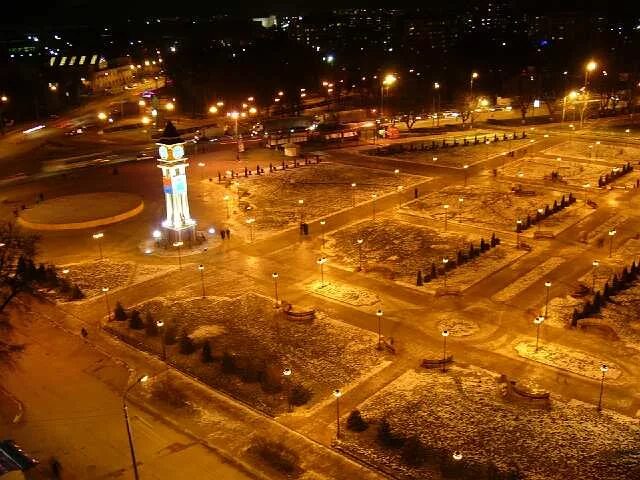 Подольск фото часов Ночной Подольск