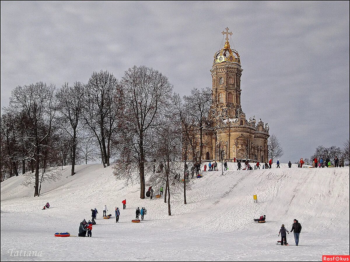 Подольск зимой фото Фото: Зима в Дубровицах (Подмосковье). Фотограф Tatiana Melnikova. Пейзаж. Фотос