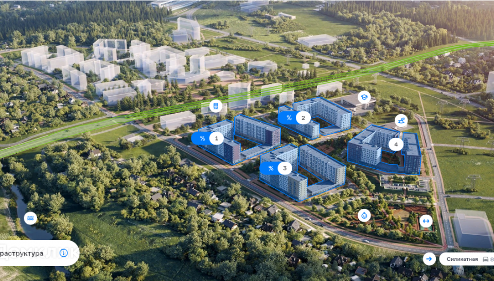 Подольские кварталы фото Купить Квартиру с Ремонтом и Мебелью в садовом товариществе Луч (Москва) - предл