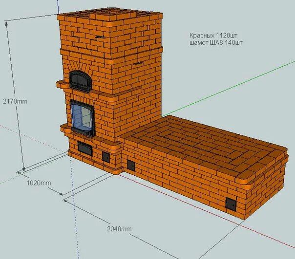 Подовая печь из кирпича с лежанкой фото Все о печах (в моей жизни) Home technology, Dome house, Bird house