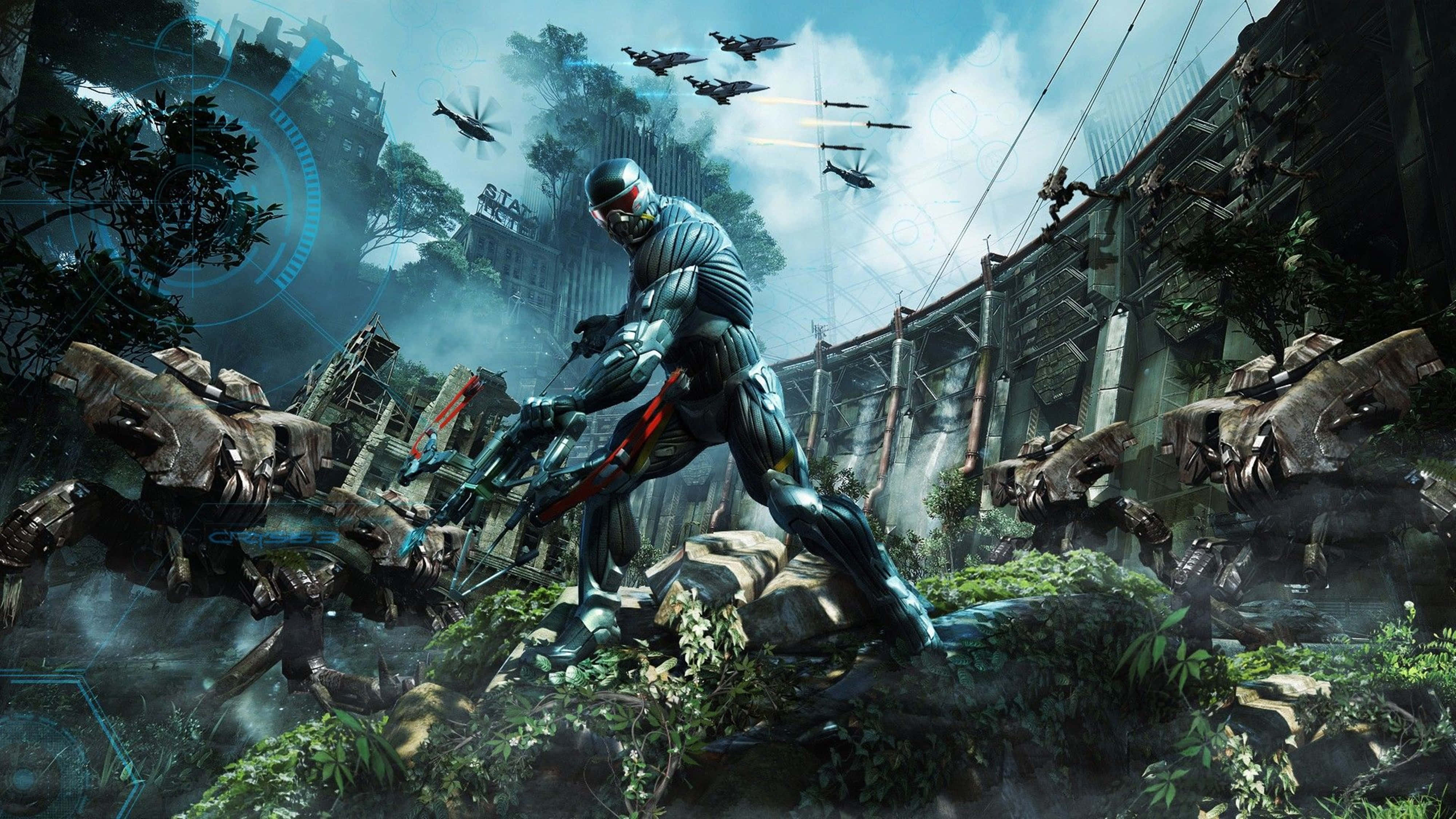 Подписать фото с игры Download free Play Crysis 4k In Breathtakingly Realistic Graphics Wallpaper - Mr