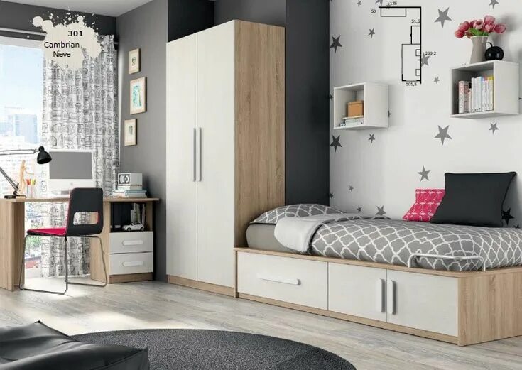 Подростковая комната мебель фото dormitorios con camas nido 3 Habitaciones juveniles, Muebles, Muebles dormitorio