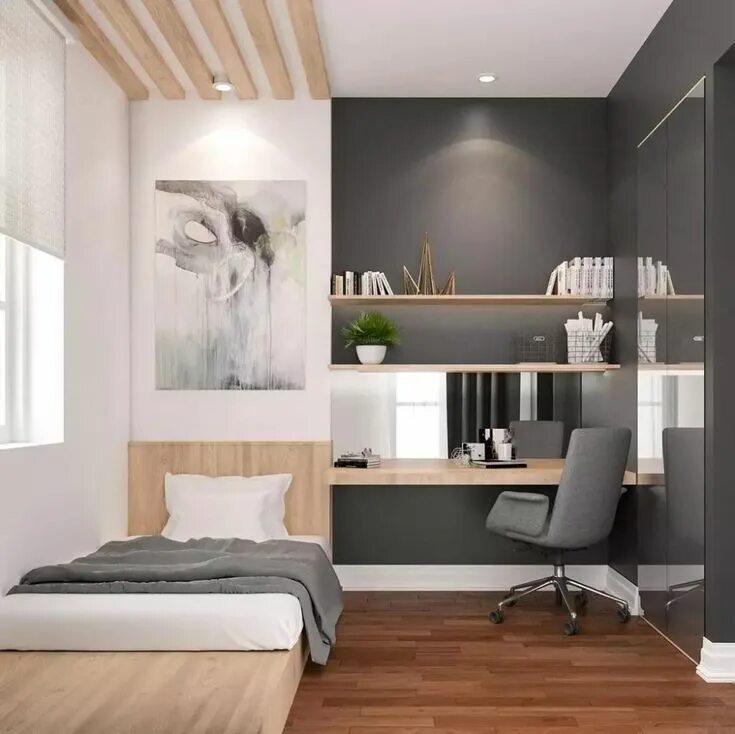 Подростковая комната современный дизайн 10 Best Teen Bedroom Ideas for Teenage Girls and Boys in 2023 Foyr Minimalist be