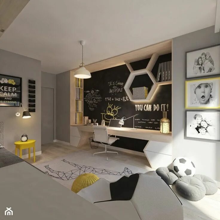 Подростковая комната современный дизайн LIVING BOX Teenage room, Modern apartment decor, Kids room design