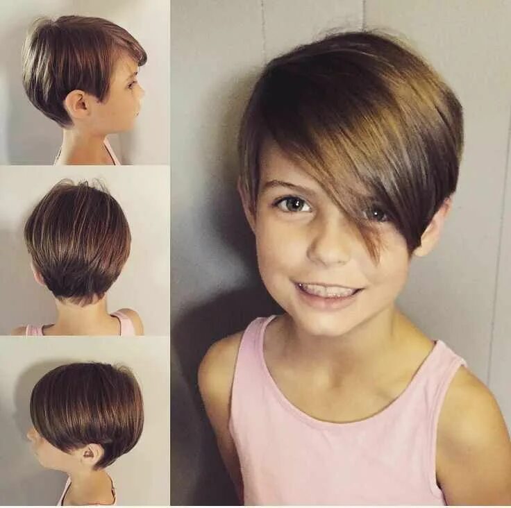 Подростковая прическа для девочки короткая Short Girl Hairstyles #kidhair #pixie #pixiecut #hair #shorthair #girlshair in 2