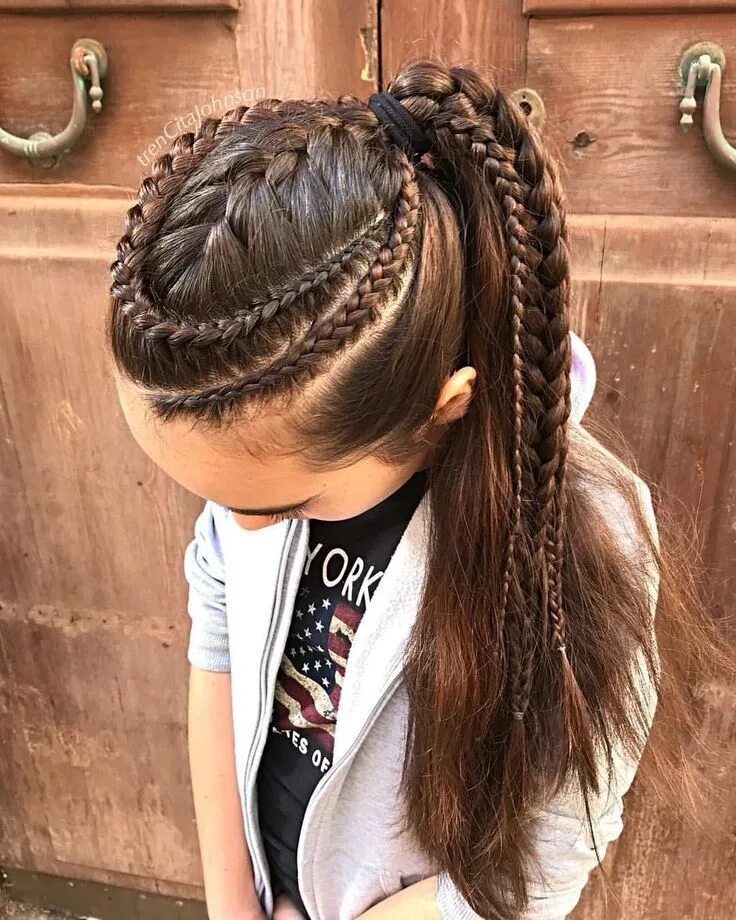 Подростковые прически для девочек в школу Pin on My Style Box braids hairstyles, Long hair styles, Braided hairstyles easy