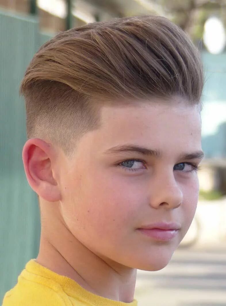 Подростковые стрижки 2024 года Undercut Slicked Back Blonde Kids hairstyles boys, Cool boys haircuts, Kids hair