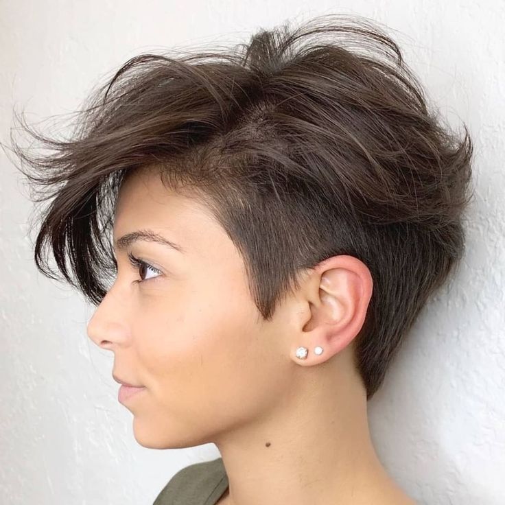 Подростковые стрижки женские Pixie Cuts on Instagram: "Fabulous Pixie By @bluevelvet6" Short hairstyles fine,