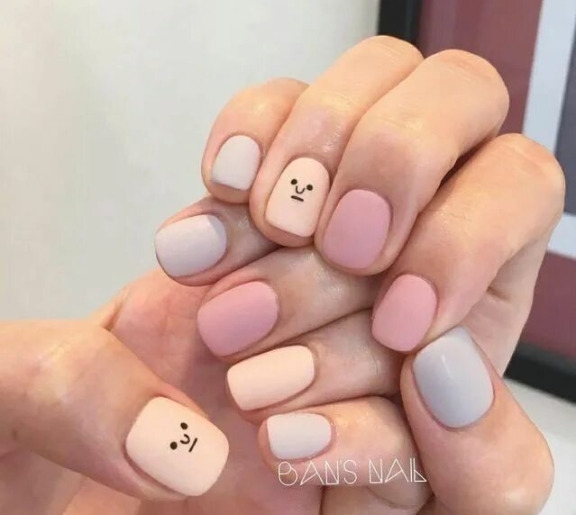 Подростковый маникюр на короткие ногти Colors Swag nails, Makeup nails art, Simple nails