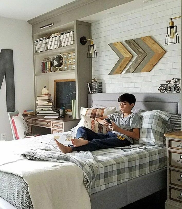 Подростковый стиль интерьера COODECOR - TRENDS HOME DECOR Boys room decor, Boy bedroom design, Boys bedroom d